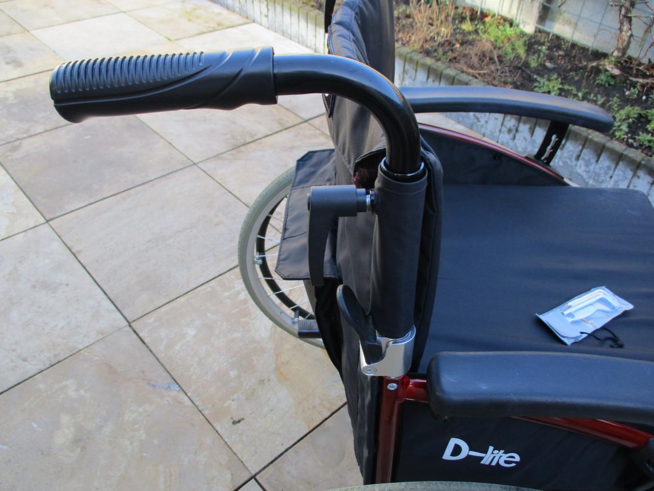 Zgan opvouwbare lichtgewicht rolstoel met anti-lekbanden en hoepels