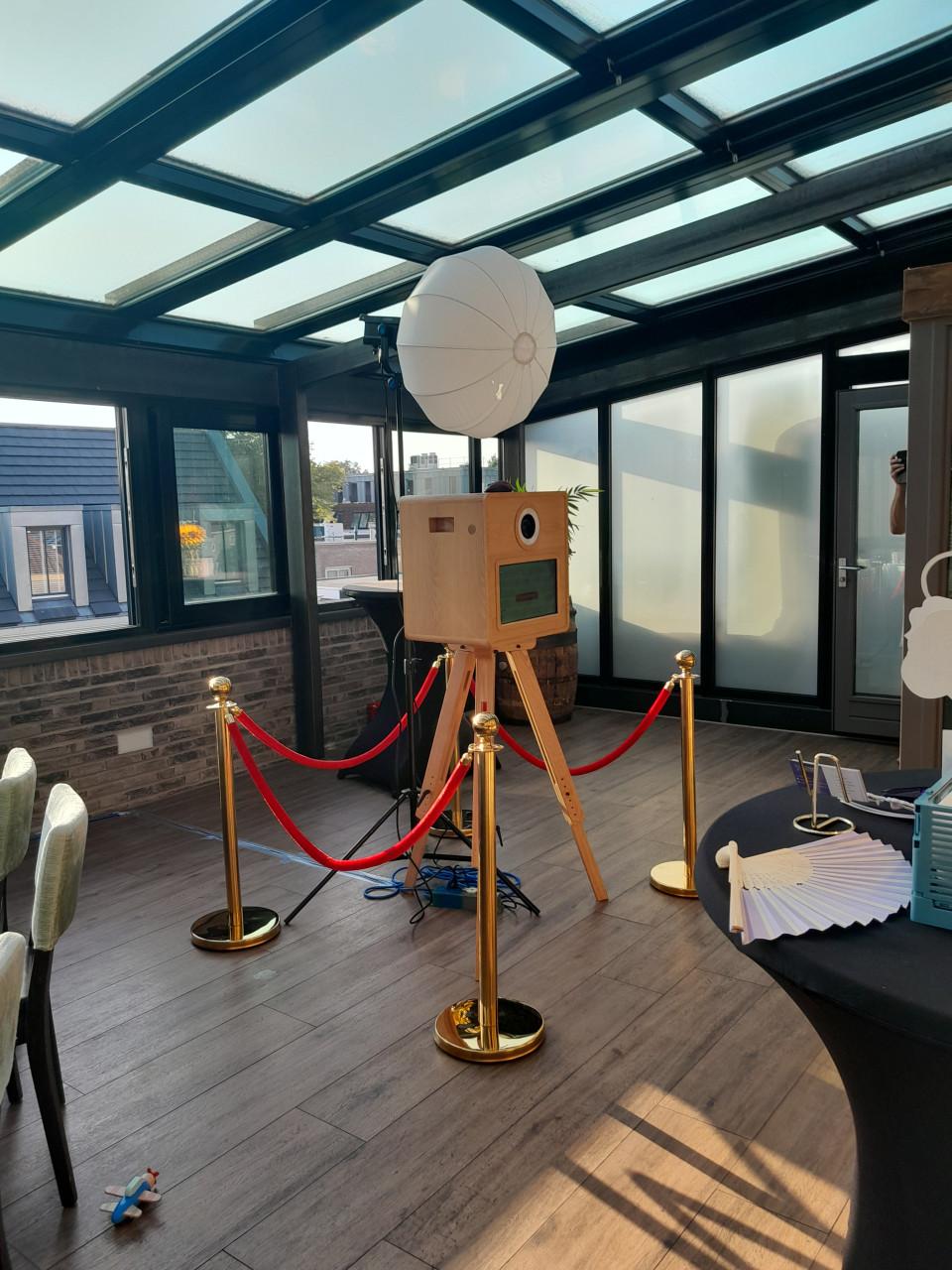 Houten photobooth te huur Zeeland