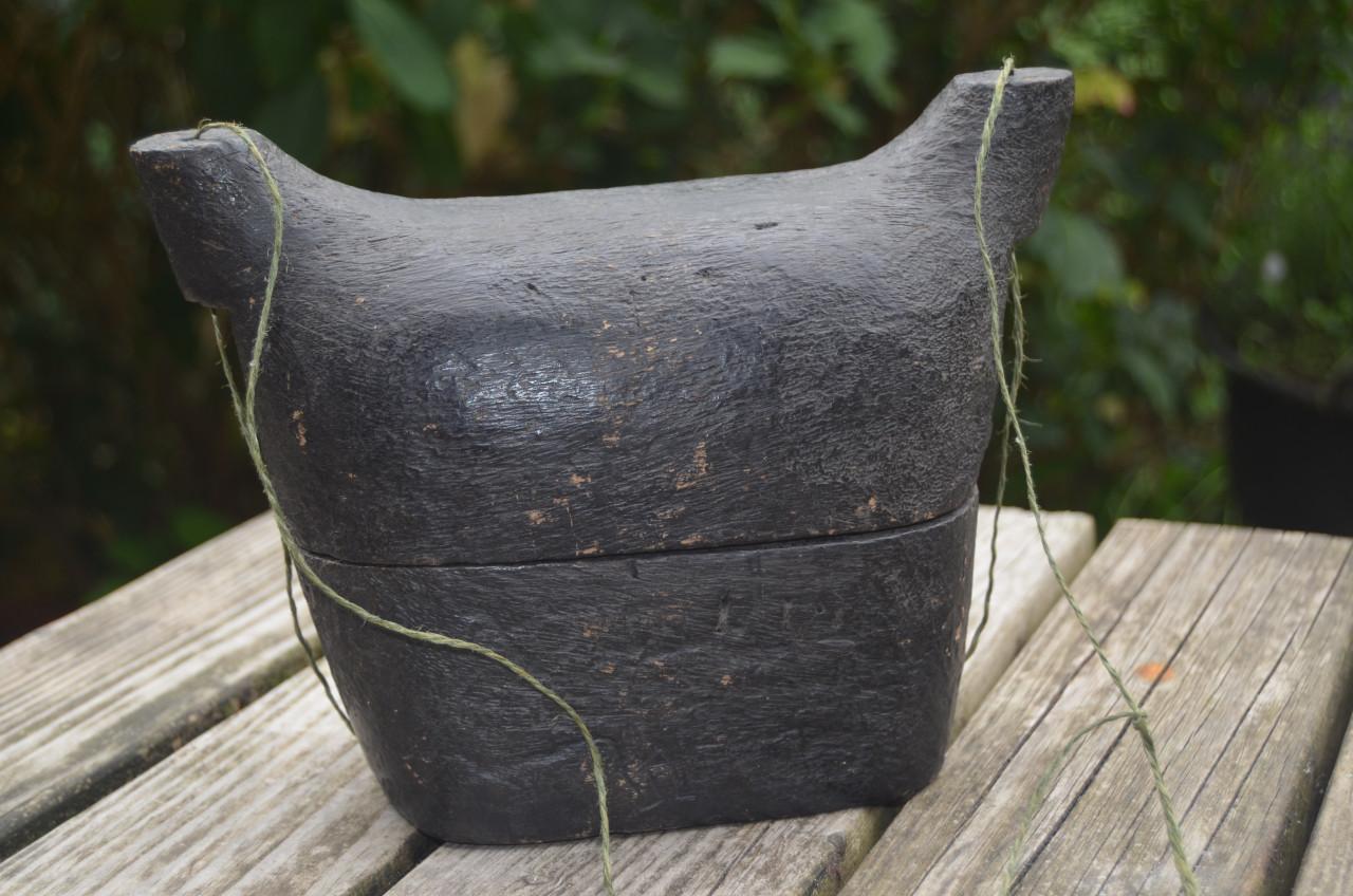 Houten tas Igorot volk Filipijnen ca. 1900