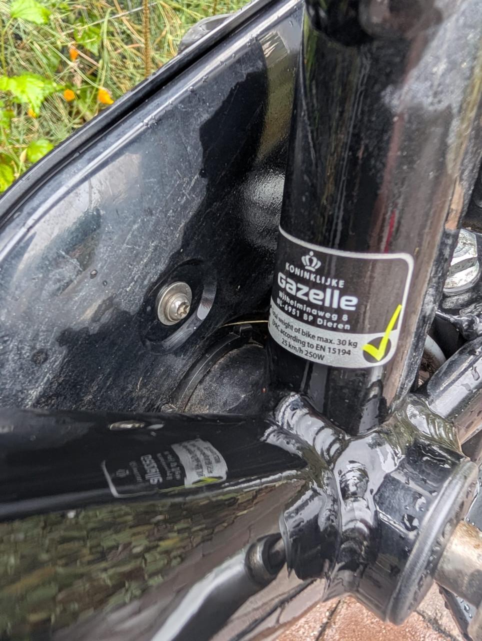 Gazelle miss grace ebike (als fiets of onderdelen))