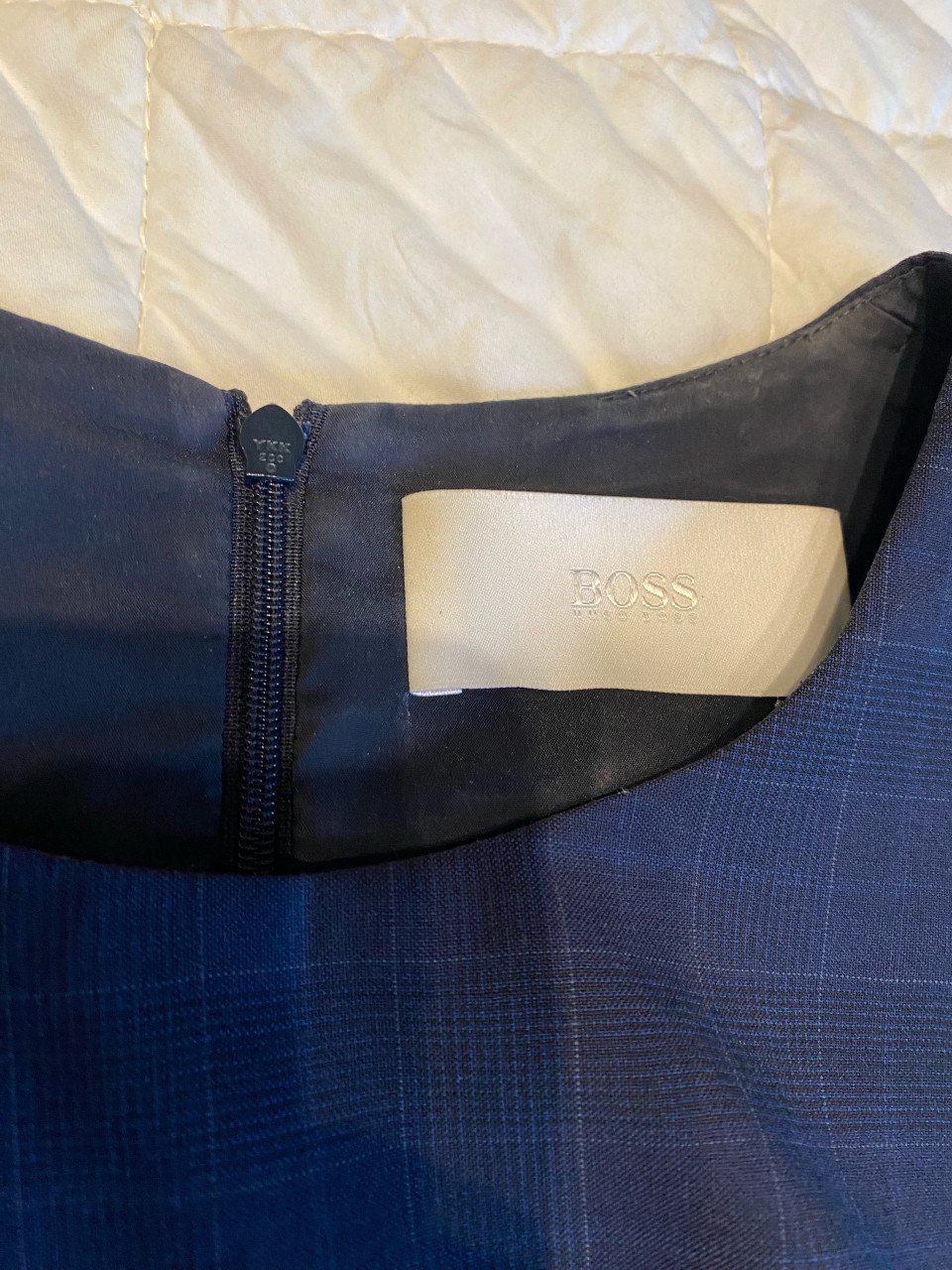 Boss jurk donkerblauw mt 40