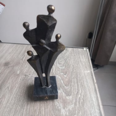 Brons legering beeldje staande figuren Ammerlaan