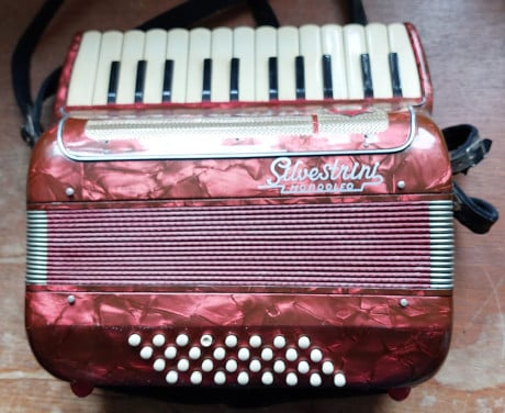 Vintage Silvestrini Mondolfo Accordion (Italy)