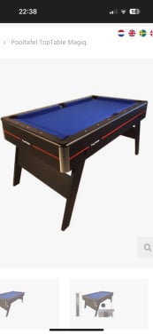 Poule tafel magiq 6,5 ft