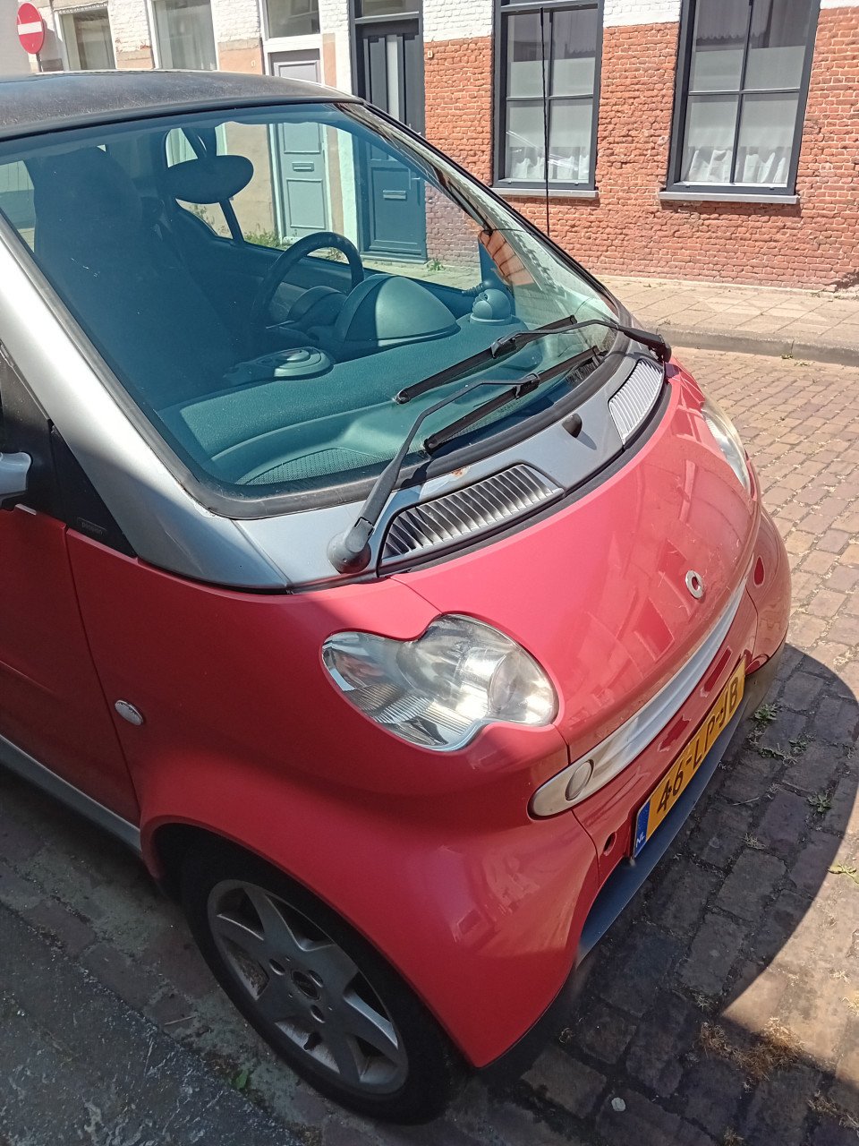 Smart 0.7 City Coupe 2003 rood met panorama dak