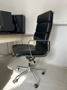 Luxe lederen bureaustoel