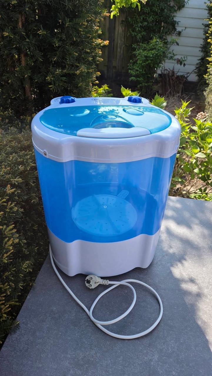 🌞 CarBest Mini Wasmachine 1,8 kg voor caravan, camper.
