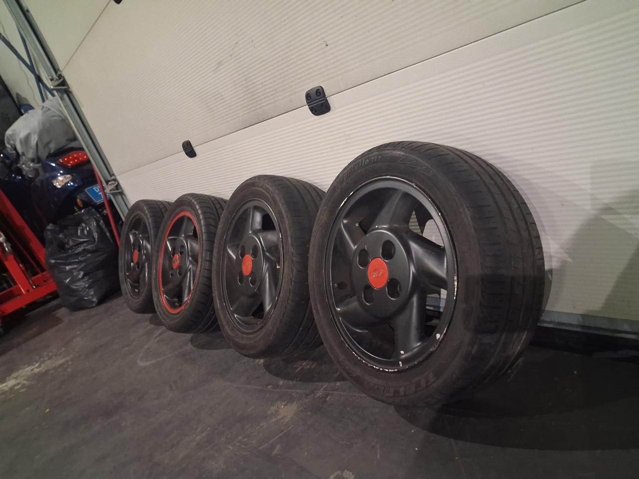 Ford fiesta velgen set