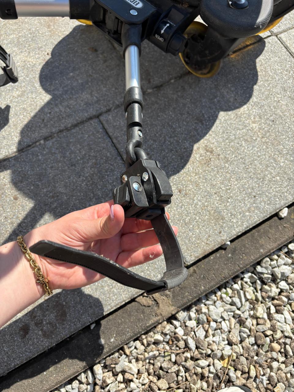 Meerijplank met zitje voor kinderwagen