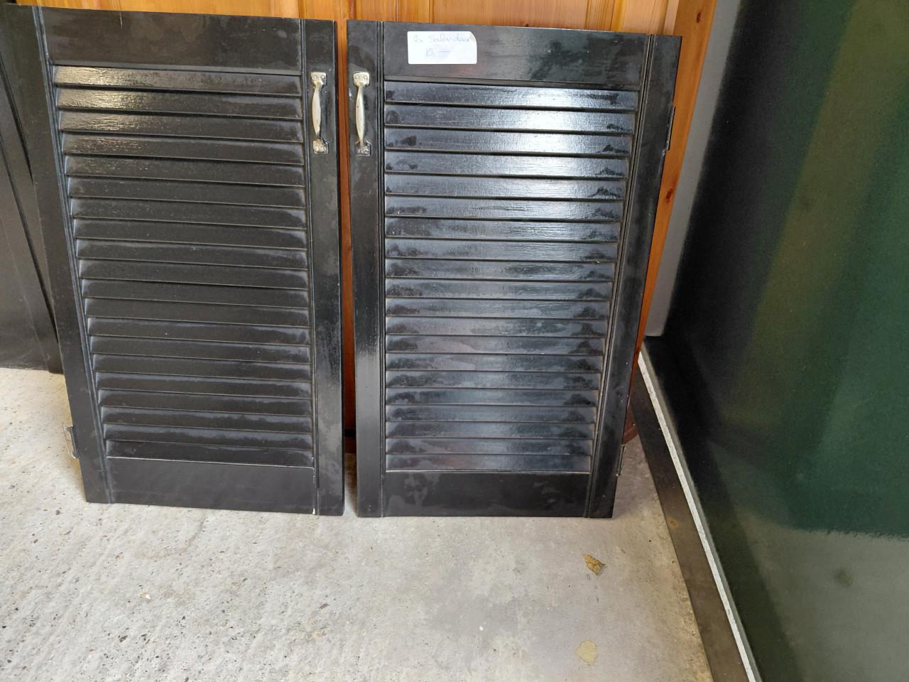 2 saloondeurtjes zwart