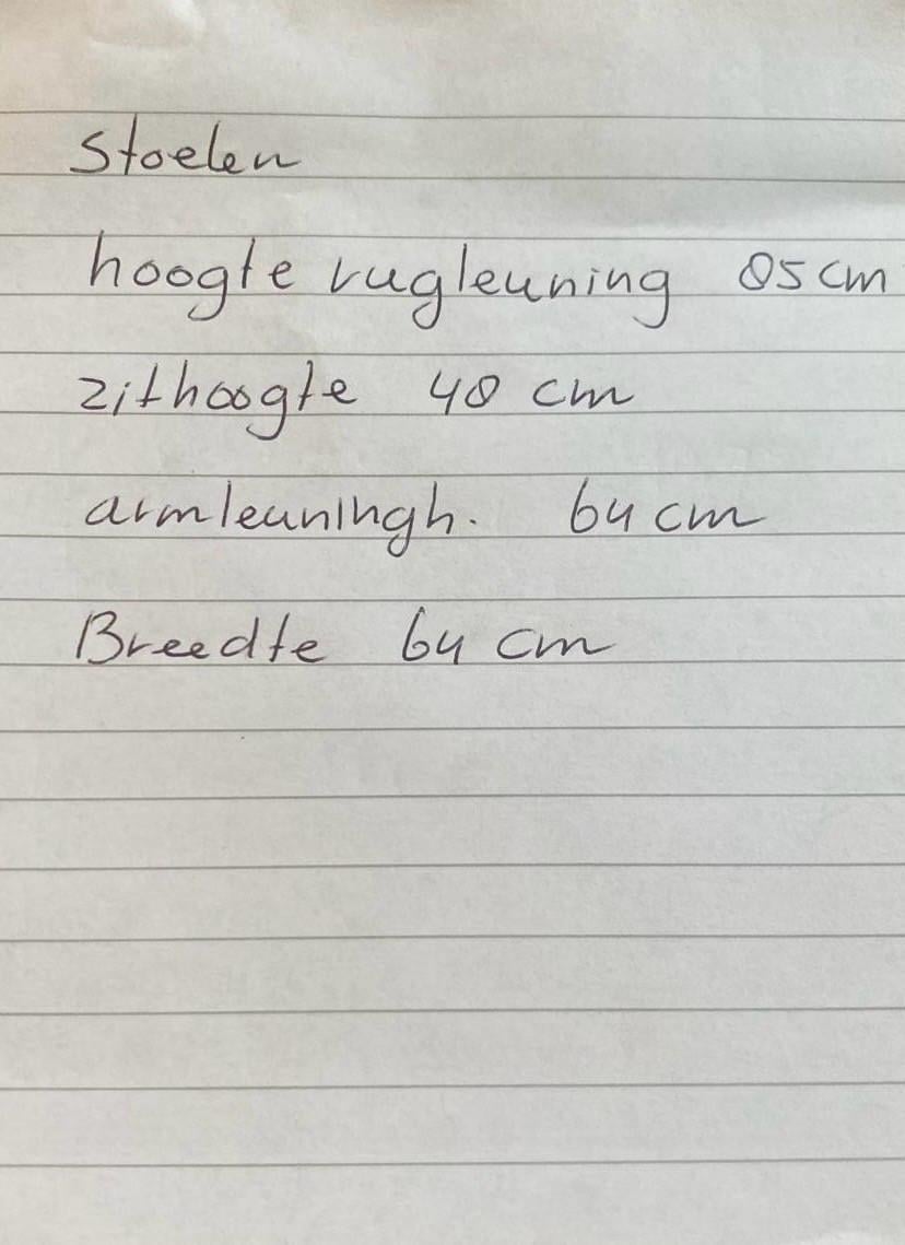 4x eetkamerstoel antraciet