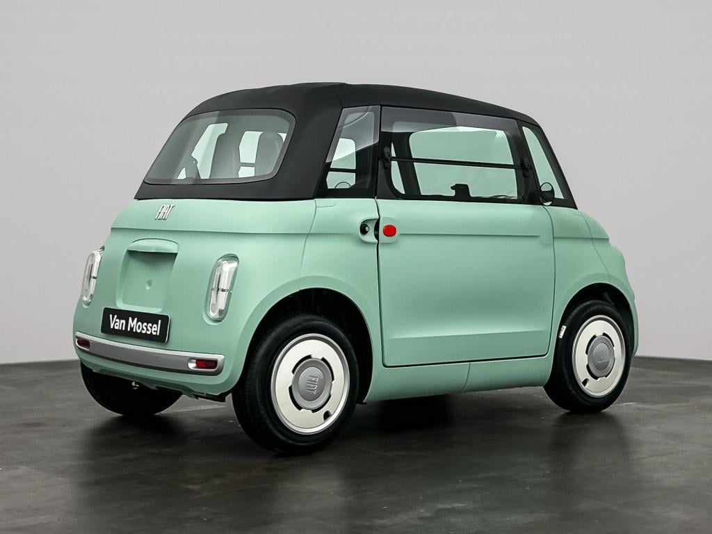 Fiat Topolino | led verlichting | panorama dak | smartphone houder | gratis