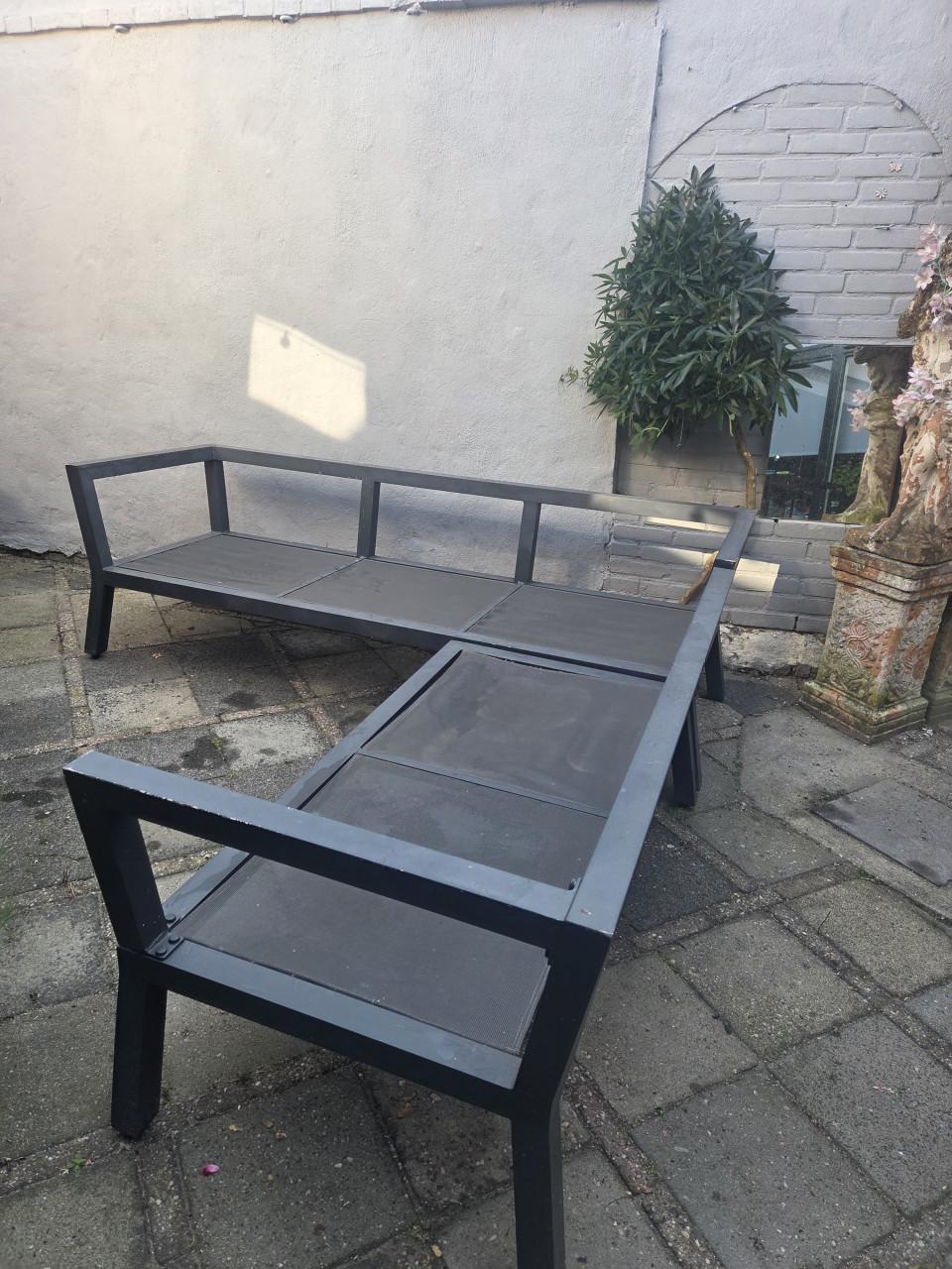 Tuinset grijs