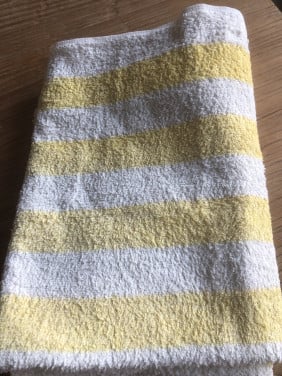 Badstof handdoek voor ligbed
