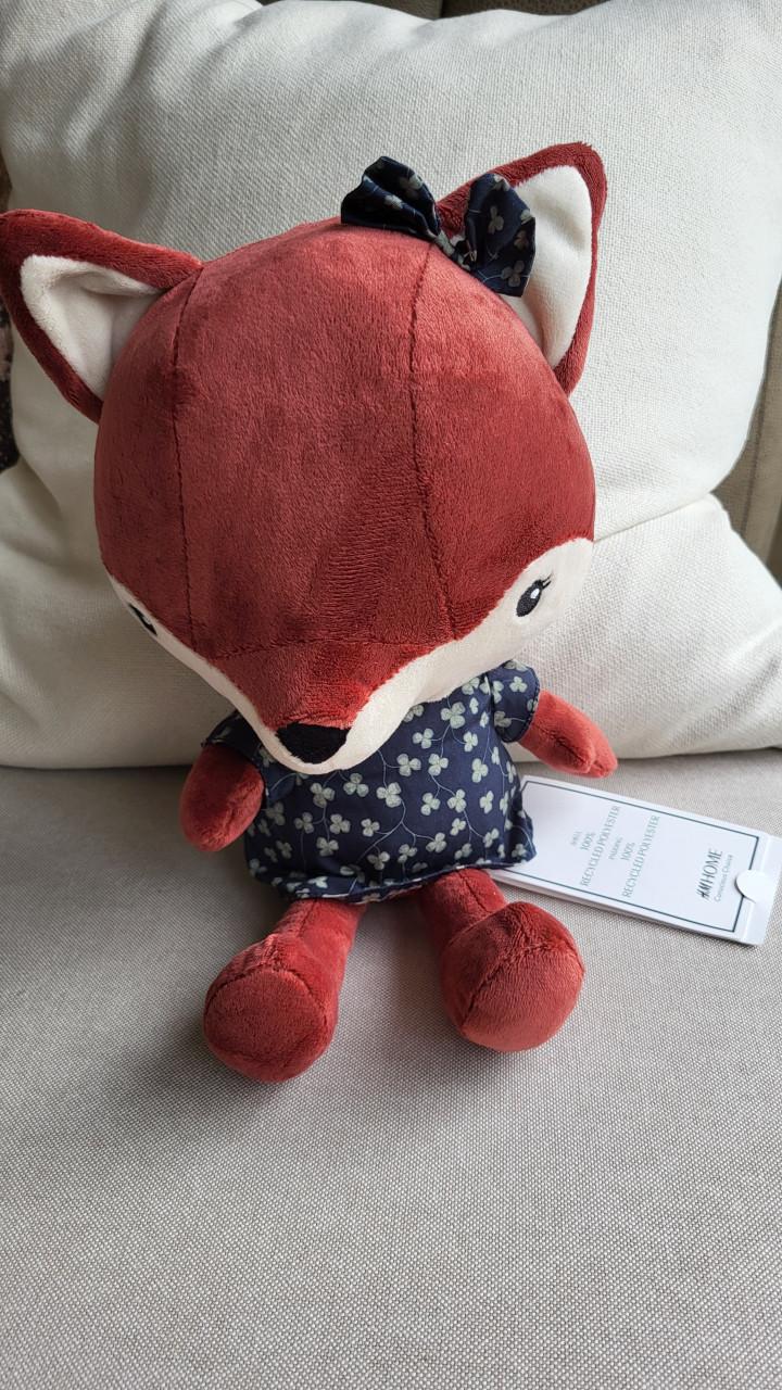 H&M Home knuffel vos met jurkje - NIEUW