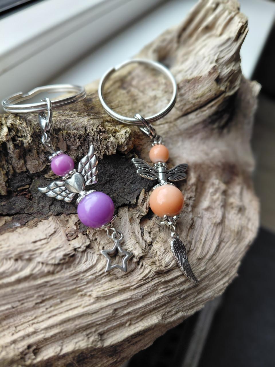 Zelfgemaakte sleutel/tassen hangertjes