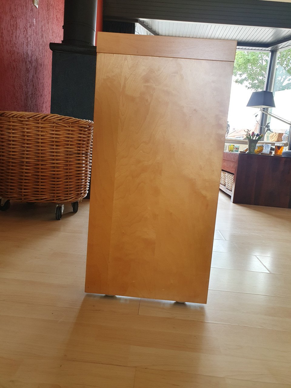 Bed ombouw op wieltjes