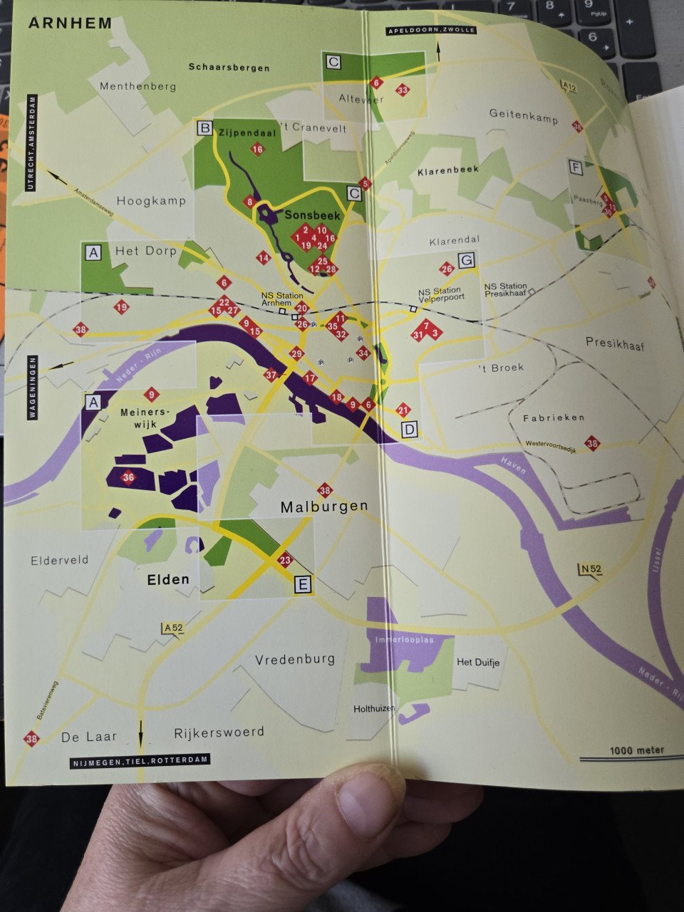 Boekje: Sonsbeek 93 incl. origineel entreekaartje