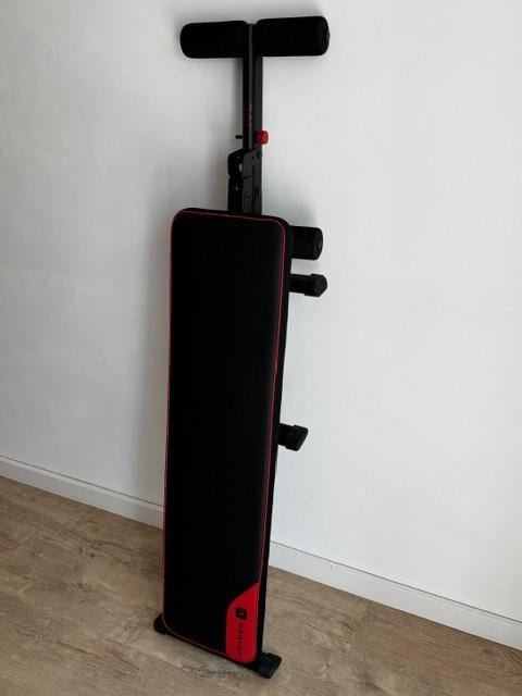 Fitness bank DOMYOS bank 100; buik- en rugspieren, bovenlichaam, kracht