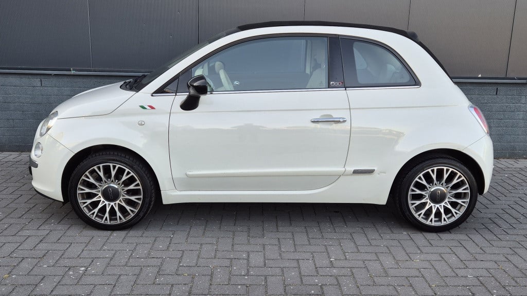 Fiat 500 C 1.2 lounge *cabrio*airco*parkeersensoren*lmv*ecc*
