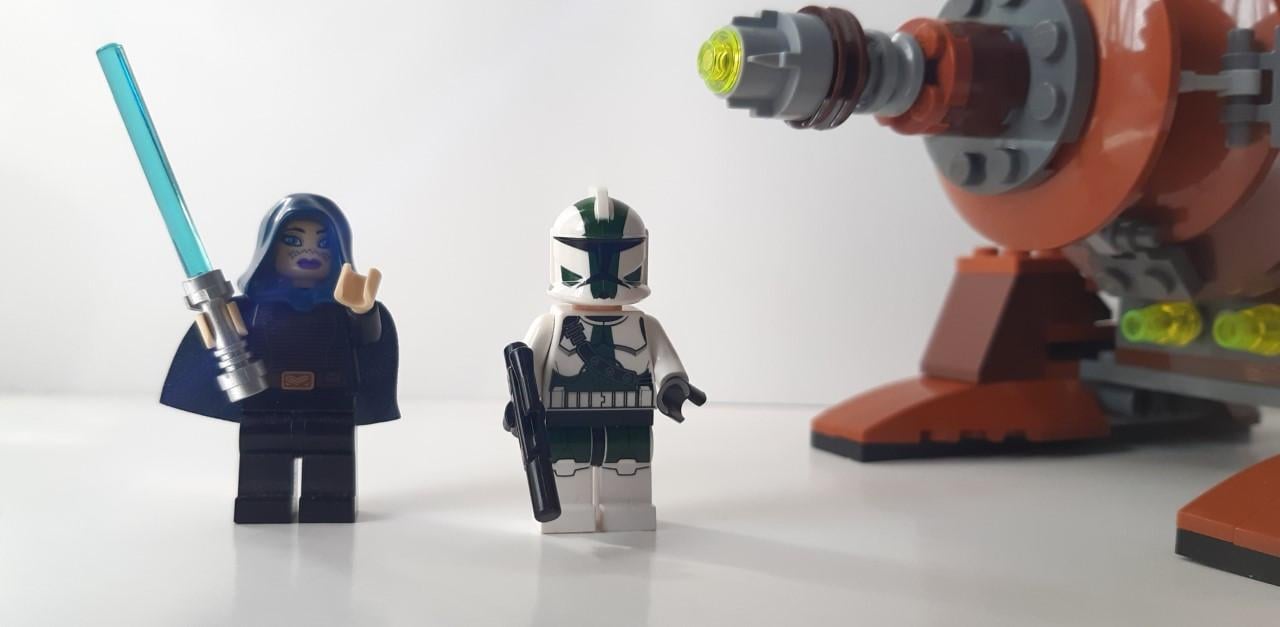 Lego Star Wars 9491: Genosian Cannon, met alle 4 figuren