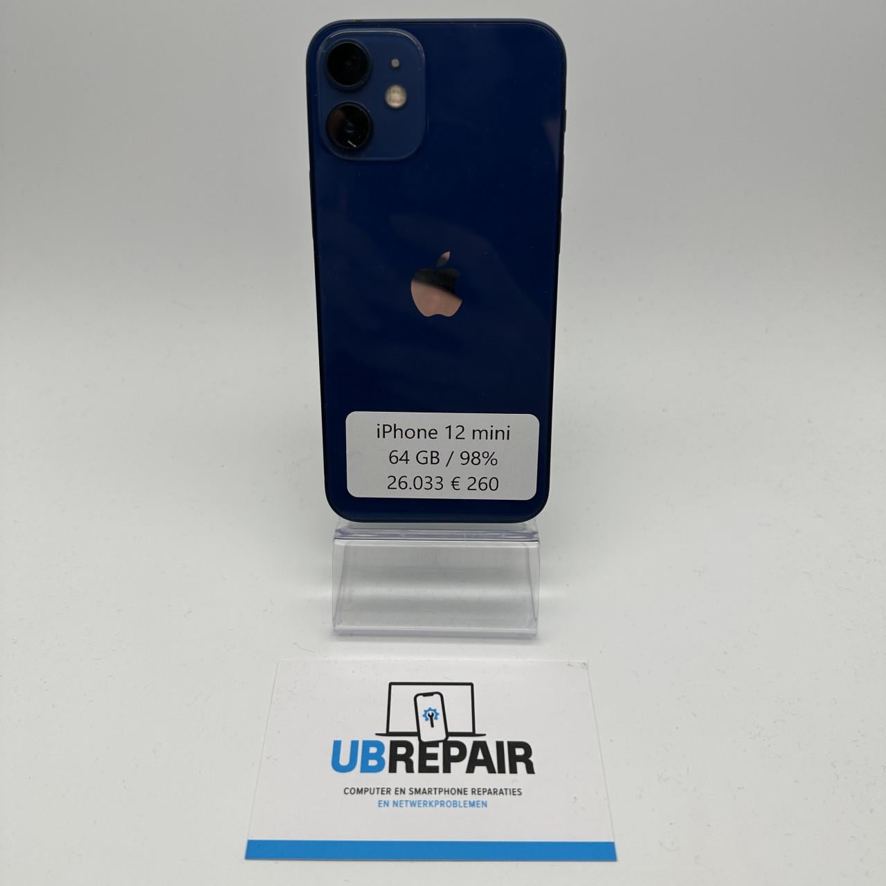 Apple iPhone 12 mini blauw 64 GB