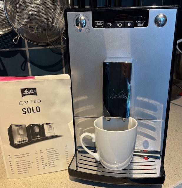 Melitta bonen koffiezetapparaat.