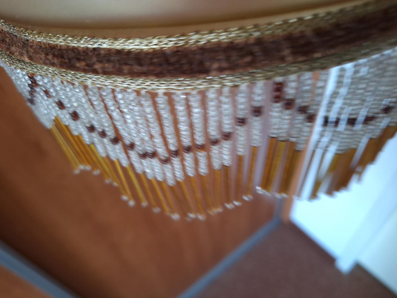 Franse hanglamp met glaskralen