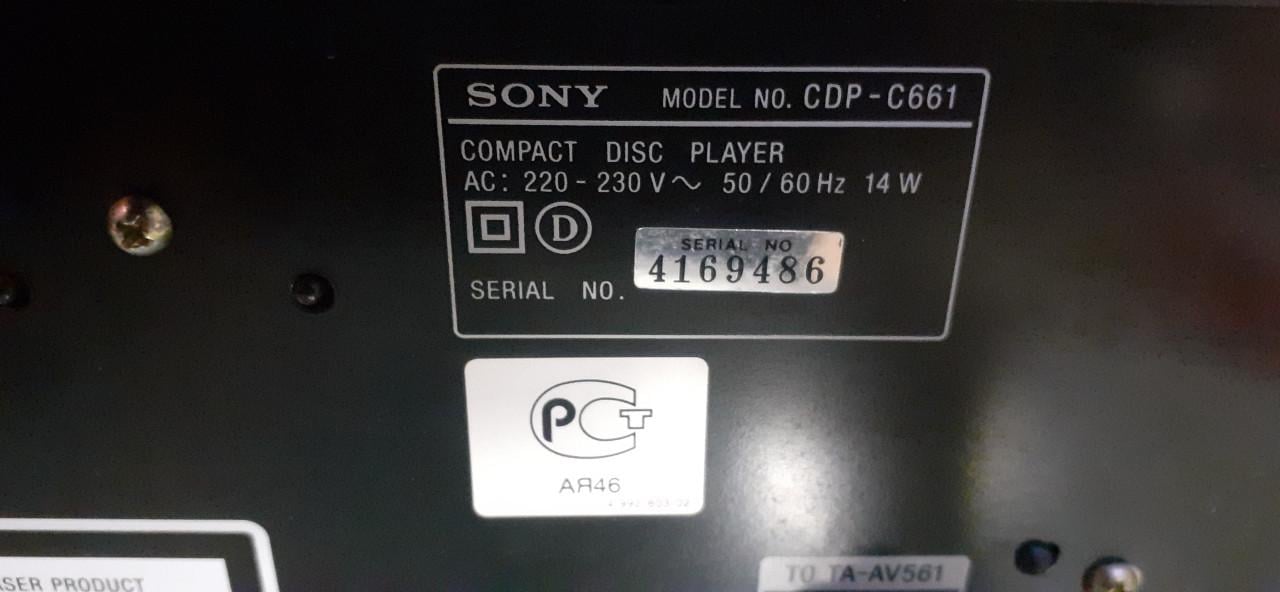 Sony cdp-c 661  5 cd wisselaar