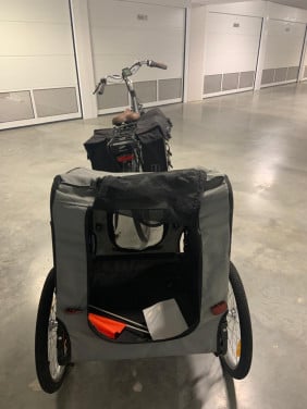 Hondenkar fiets