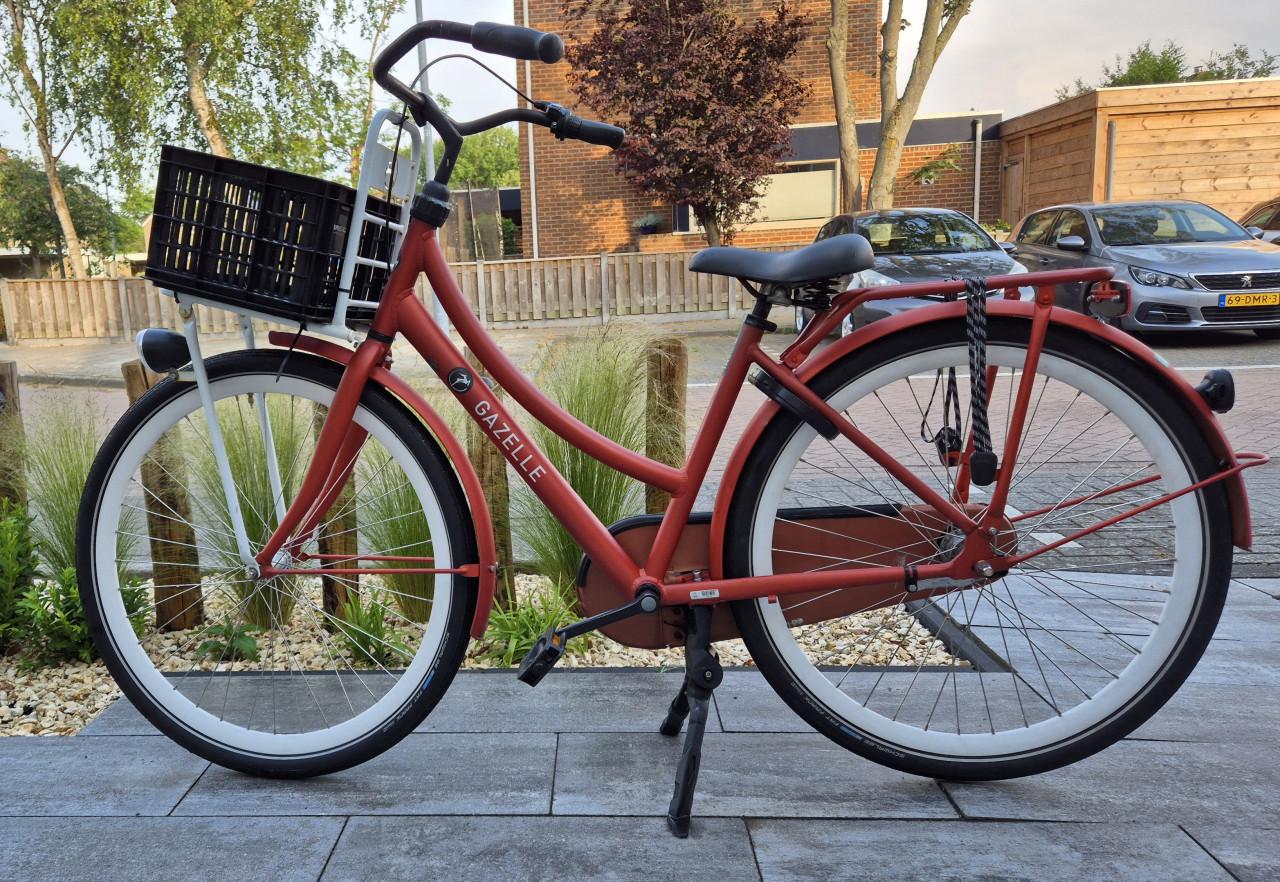 Gazelle PuurNL Damesfiets – Rood – 3 Versnellingen – Zeer nette staat