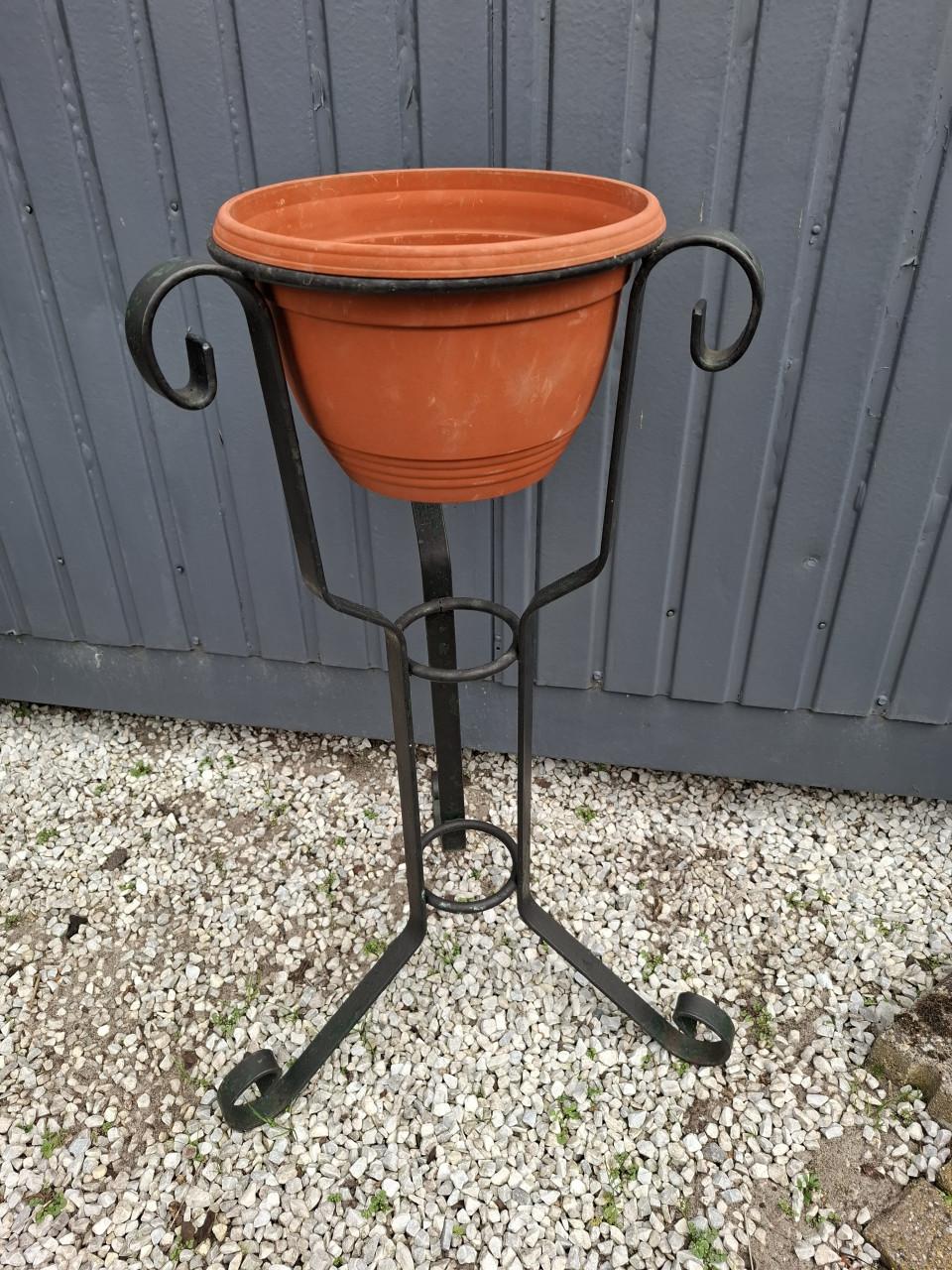Gietijzeren plantenhouder
