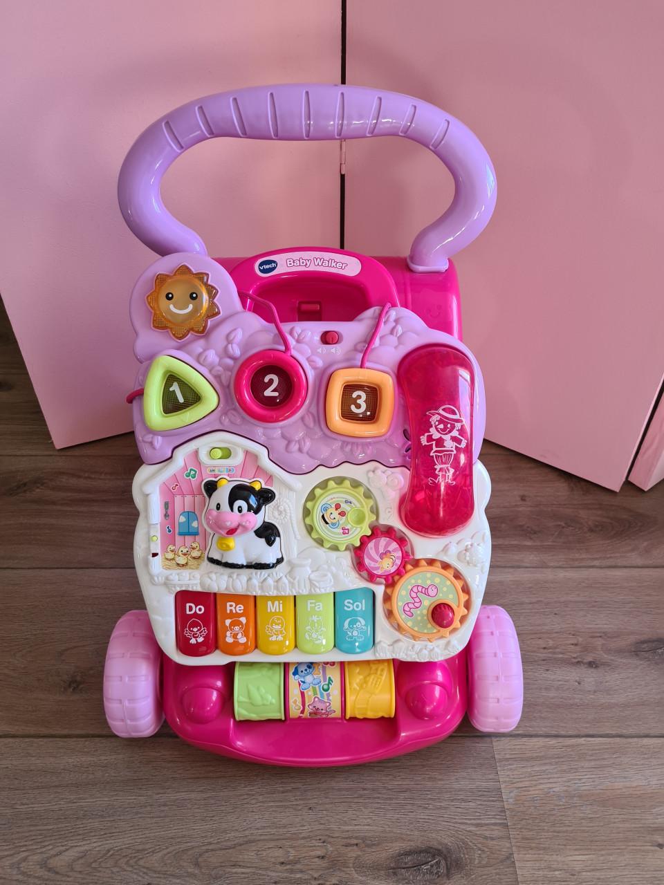 VTech Baby Walker loopwagen, interactief activiteitenpaneel