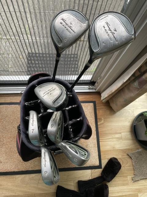 Golf stokken man -vrouw - Trolley en tas