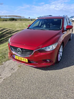 Mazda 6 sportbreak 2.0 SkyActiv rood metallic leder
