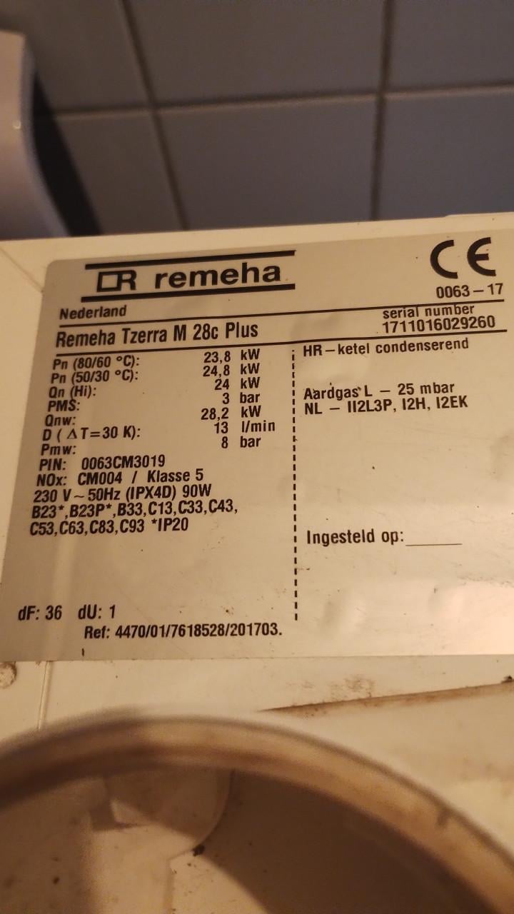 C v ketel remeha