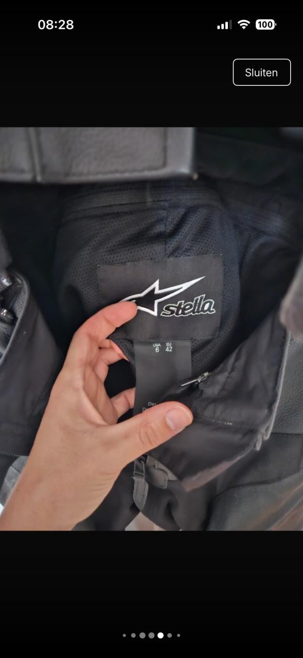 Leren motorpak Alpinestars Stella dames