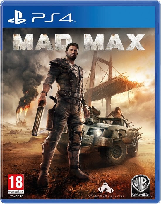 ZGAN PS4 game, MAD MAX, geen krasje geen koeriers