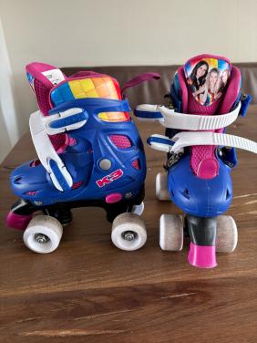 K3 Rolschaatsen, maat 30/33 (valt klein)