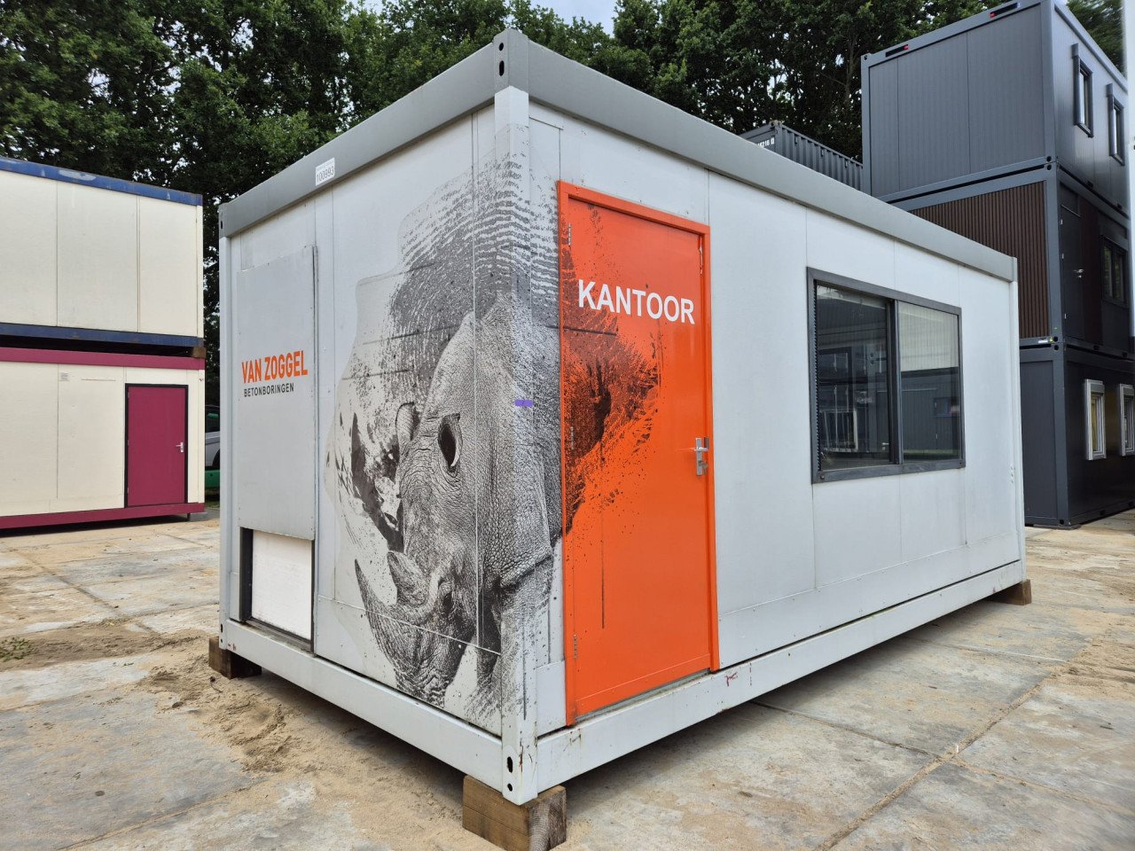 6x3m kantoorunit / woonunit / schaftkeet / bouwkeet