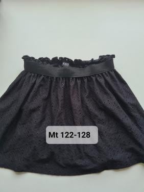 Zwart broderie rokje van Kids  Maat 122-128