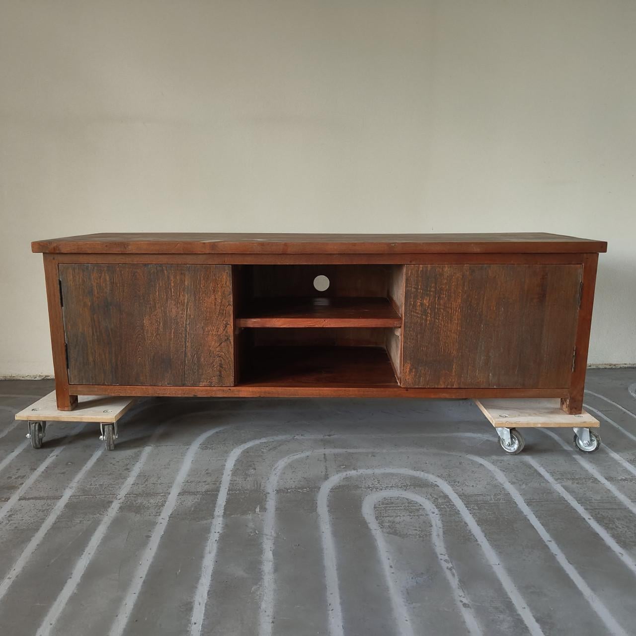 Teak houten tv meubel