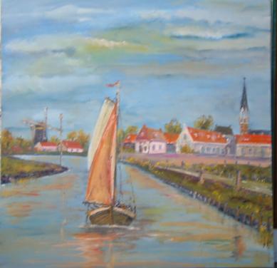 Ye 24  in de haven van Arnemuiden