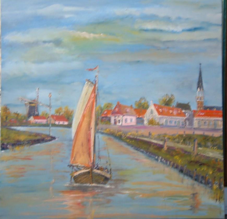 Ye 24  in de haven van Arnemuiden