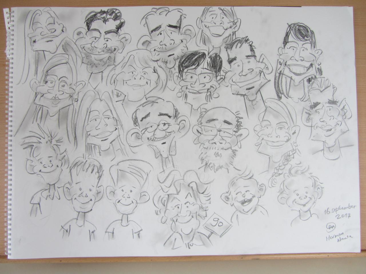 Leuk voor uw feest: laat karikaturen tekenen!