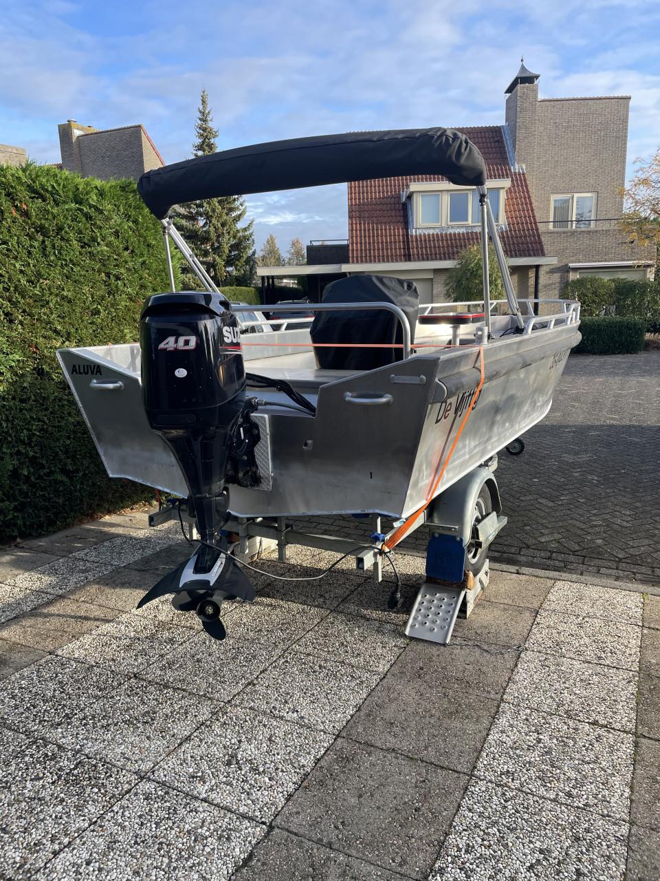 Aluva sloep Suzuki 60pk incl trailel  SL750