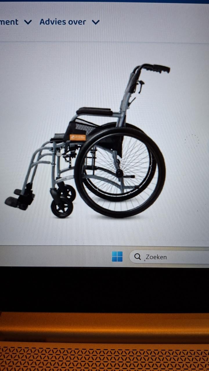 Rolstoel Excel Curve 24 " Nieuw !