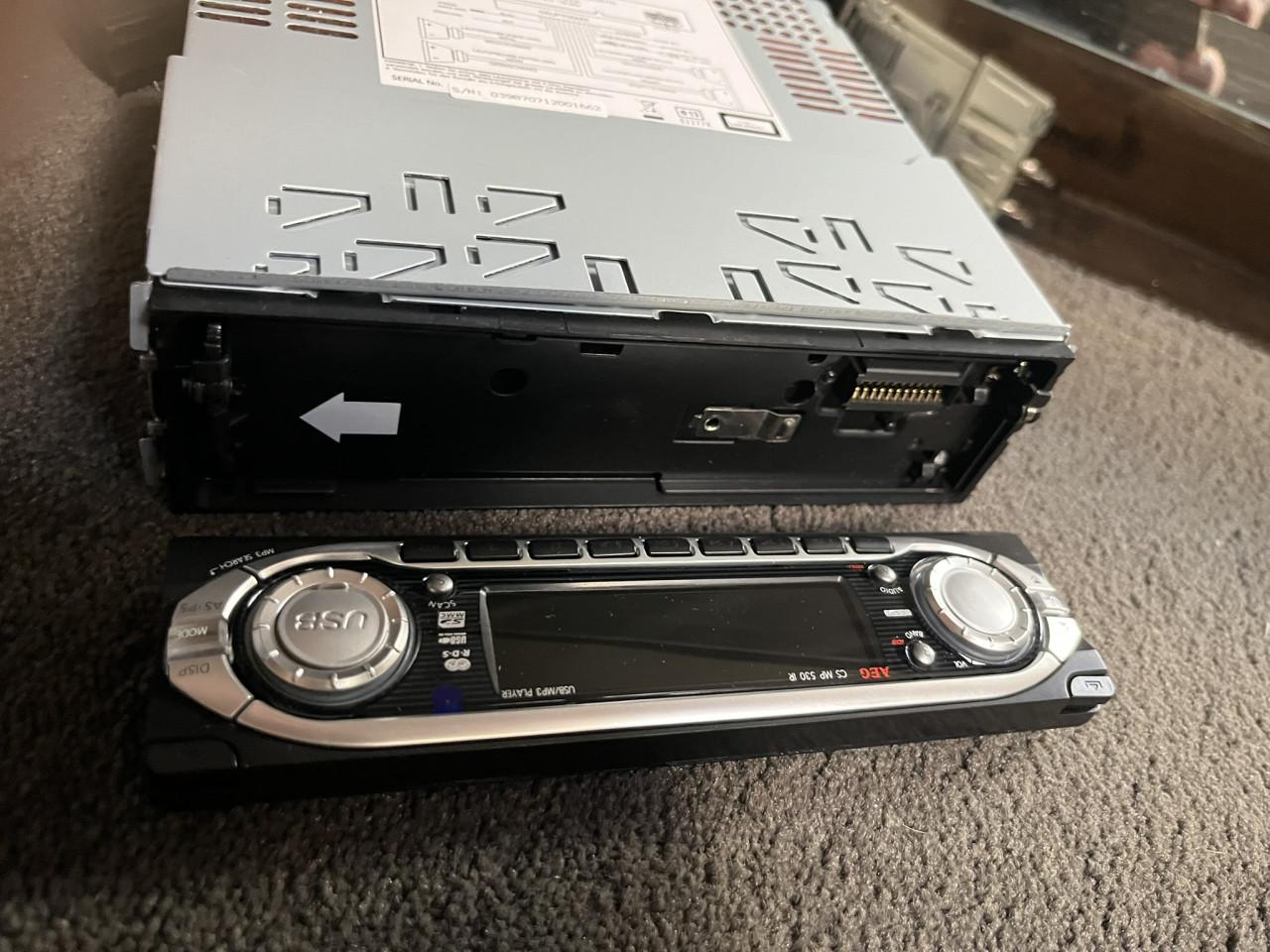 Autoradio AEG CS MP 530 IR