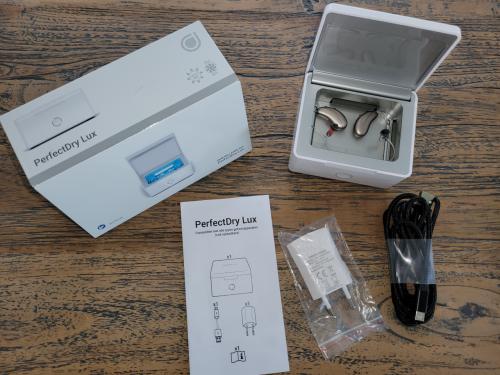Perfect Dry Lux – droogapparaat (droogdoos) voor hoortoestellen
