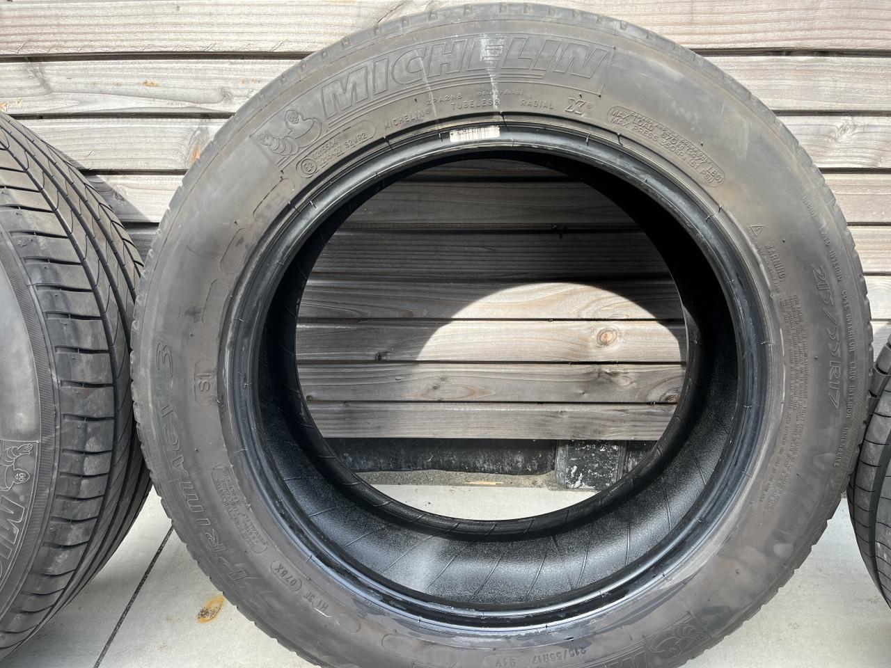 4x Michelin Primacy 3 Zomerbanden 215/55 R17